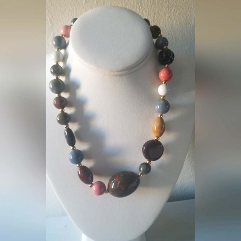 Mix Gemstones Necklace
